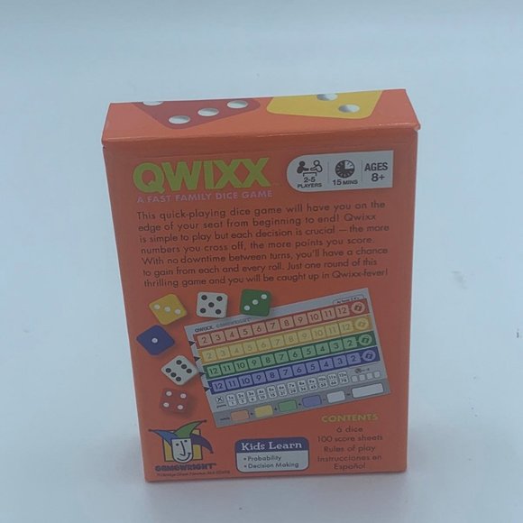 Gamewright Qwixx Family Dice Game - Picture 3 of 5